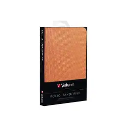 Verbatim Folio Case - Boîtier de protection pour tablette - Mandarine (98102)_2